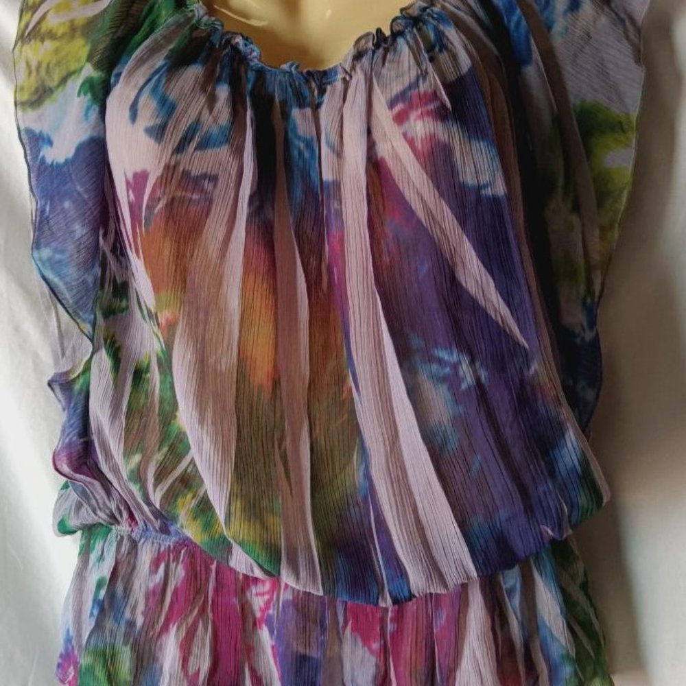 Women's Blue Pullover Top Size 1X NWT